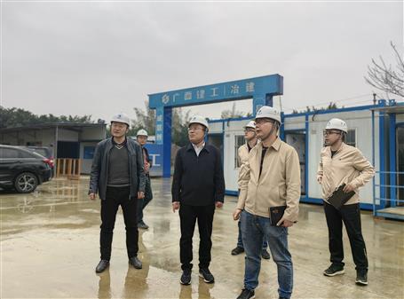 廖立波到柳江區(qū)開展2022年春節(jié)后復工復產(chǎn)暨第一季度安全生產(chǎn)質量綜合大檢查