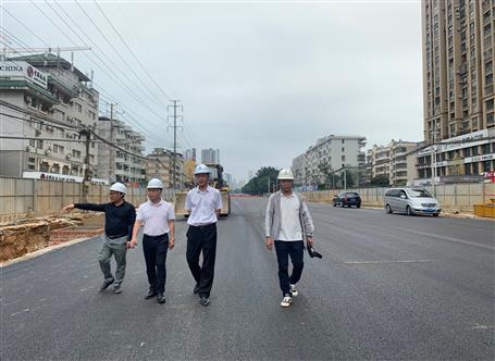 何勇到桂華分公司項目調(diào)研指導